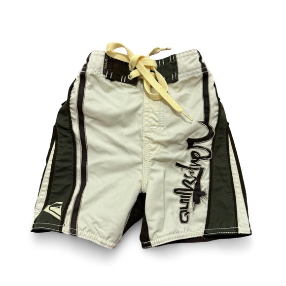 Quiksilver Boys' Two-Tone Swim Shorts vintage rare size 2T - Picture 1 of 6